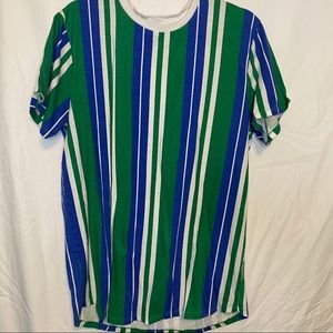 Striped T longer length t shirt